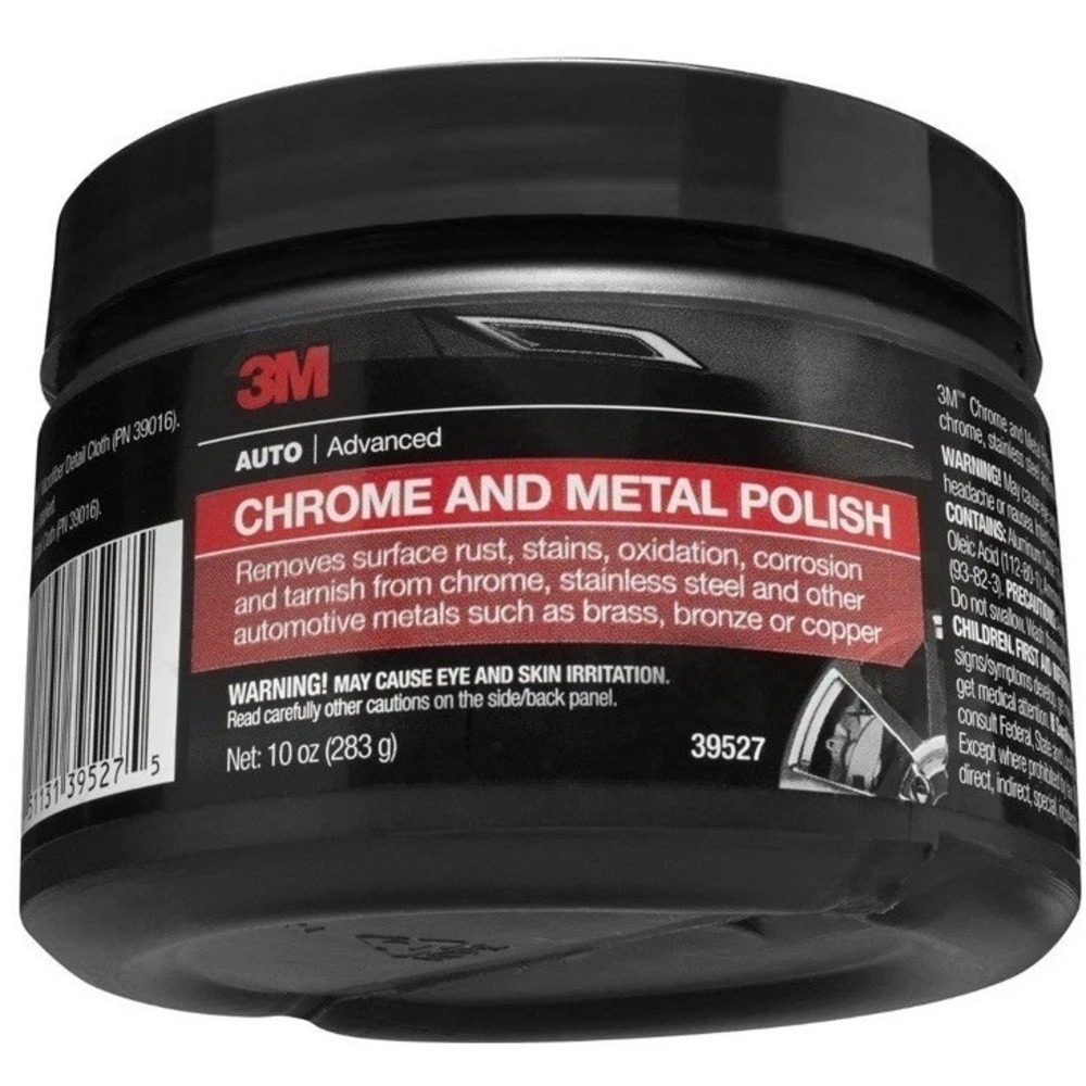 3M Chrome and Metal Polish 39527 10 oz For Automotive Metals NEW